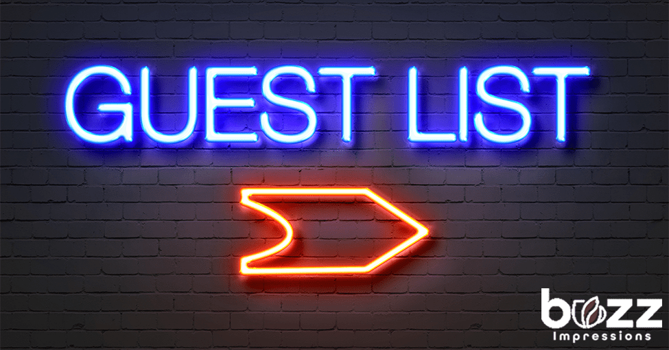 Trade Show Advice for Startups 3 Trade Show Advice Guest List