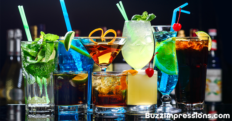 Trade Show Food Mistakes to Avoid 3 Colorful Alcoholic Drinks